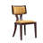 Pulitzer Traditional Vegan Leather Upholstered Beech Wood Side Chair in Camel-46889477