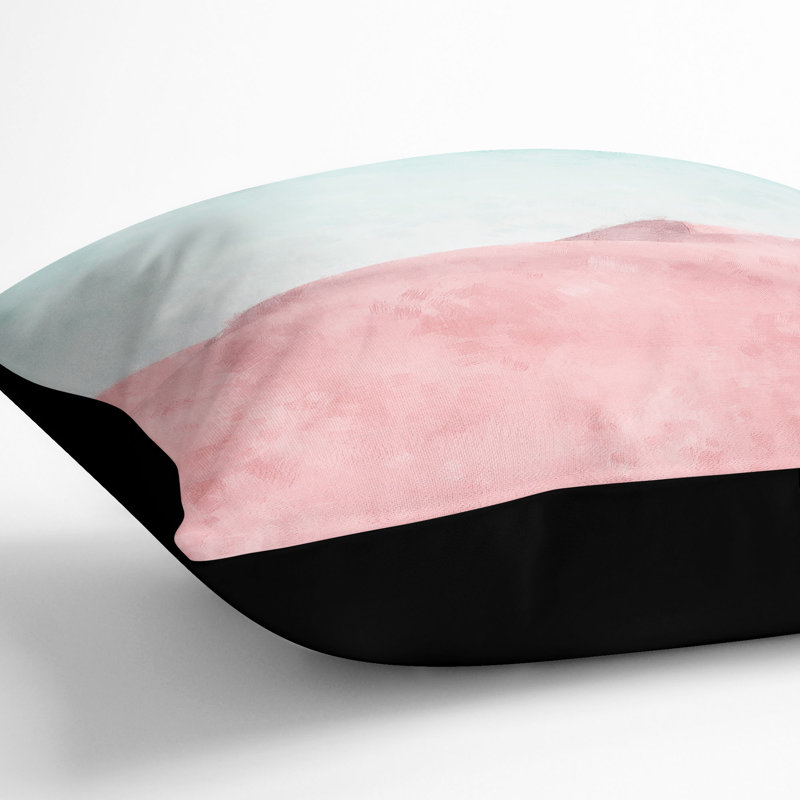 Square Cushion, 55cm H x 55cm W x 20cm D, Black