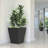 Tall Metal Tapered Planter – Large Outdoor & Indoor Garden Plant Pot With Drainage Hole And Rubber Plug, Stylish Burnished For Home And Patio-486287206-486287208