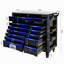 Wagon à outils multi-usages à 12 couches avec roues, plateau en fer-330870671
