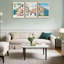 3 Piece Wrapped Canvas Print