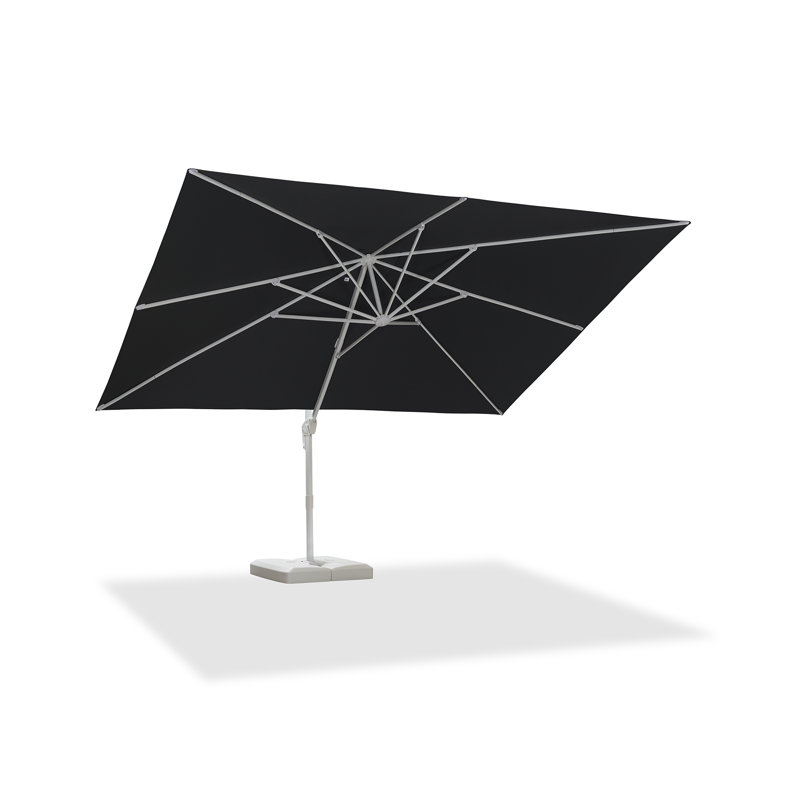 304cm X 396cm Rectangular Cantilever Parasol, Grey