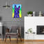 «Colorful Black German Shepherd» par Rebecca Wang Art-2044169763