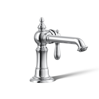 Artifacts Single-Hole Bathroom Faucet with Drain