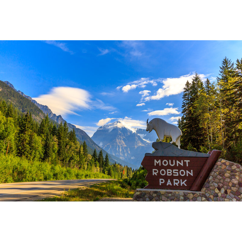 Mount Robson Park by Png-Studio - Wrapped Canvas Print, 30cm H x 46cm W
