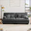 Canapé modulaire capitonné en chenille pour salon-1803640847