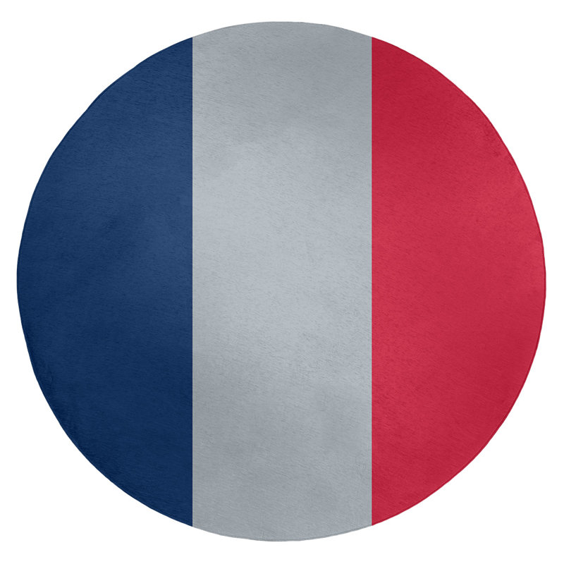 Chenille Indoor Rug, Round 5'
