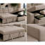  Canapé-lit modulaire avec méridienne Camden, taupe