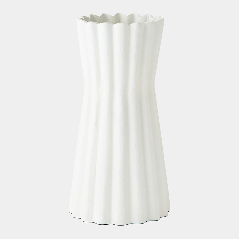 Gaspard Handcrafted Aluminum Table Vase