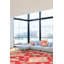 Tapis unique en laine noué à la main de style nouvel âge de 6 pi 6 po x 9 pi 1 po Felicite en rouge / beige / bleu