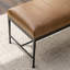 Banc en cuir Madeleine