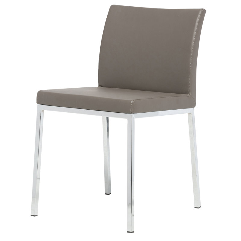 Kunze Jersey Upholstered Dining Chair, Charcoal
