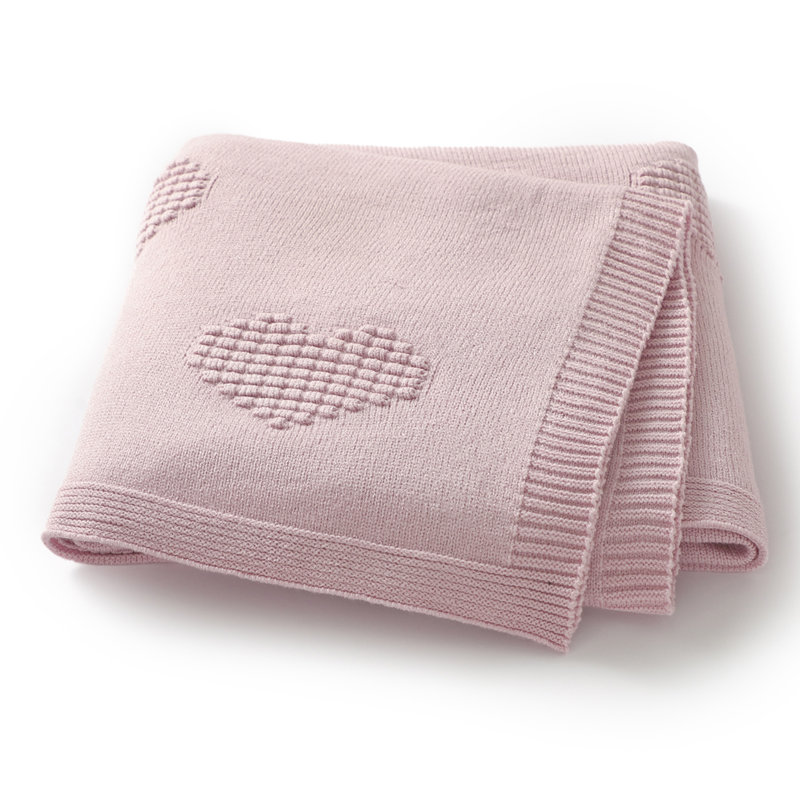 Couvertures tricotées pour bébé