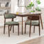 Chaise d'appoint rembourrée en bois massif-703115067