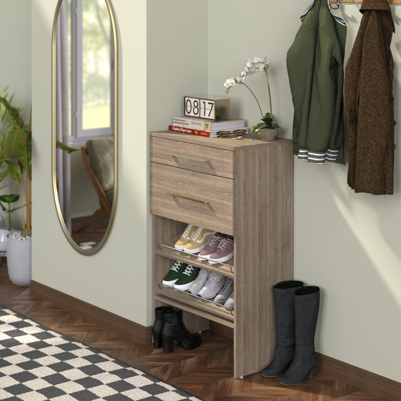 Suitesymphony Base Unit With Drawers And Shoe Shelves, Brown
