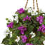 Bougainvillea artificiel mélangé dans un panier