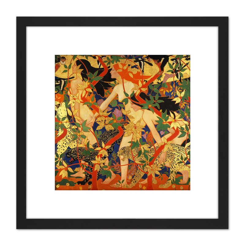 Burns Hunt Diana Nymphs Goddess 1926 by Robert Burns - Single Picture Frame Painting