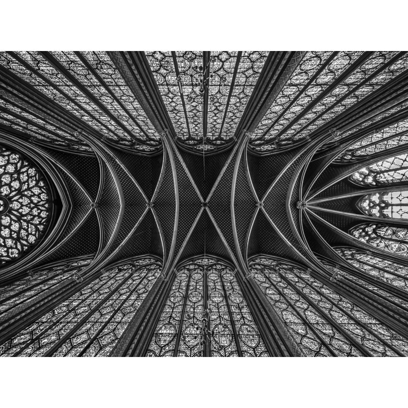 Wrapped Canvas Print, Black/White, 50.8 cm H x 76.2 cm W