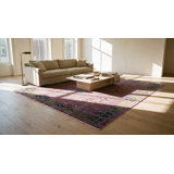 Antique Chinese - Art Deco Room Size Wool Purple Rug