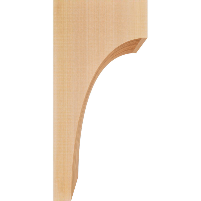Huntington Corbel, H 16 po x l 5,5 po x P 8 po, Lisse, Cèdre rouge