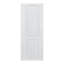 Porte de grange blanche coulissante en panneau de fibres à densité moyenne 3/4 po 23 po x 84 po-128958461