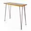 Table de bar d'extérieur en bois et métal