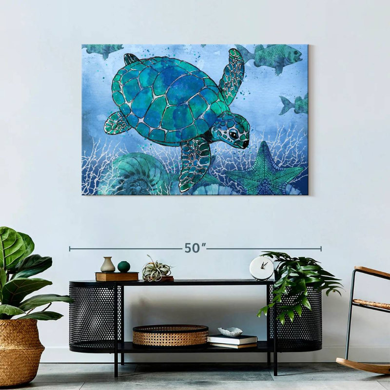 Brampt Ocean Blues, 30" H x 45" W