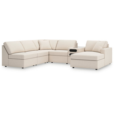 Canapé modulaire 6 pièces avec méridienne Modmax