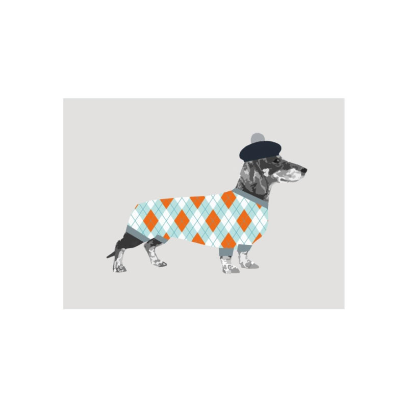 Dixie Print by Emma Brooks, Glass Coat