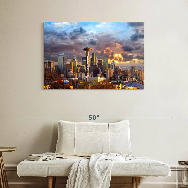 Ravi Seattle Sunset Sky, 26" H x 39" W