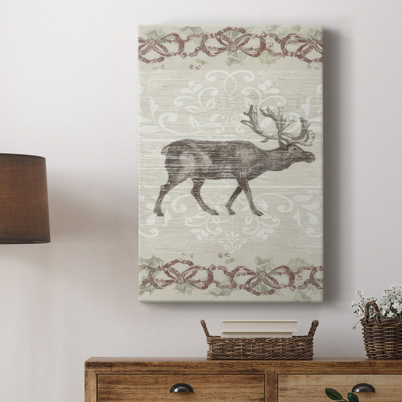 Cabin Christmas Collection B - Gallery Cavas, H 48 po x l 32 po
