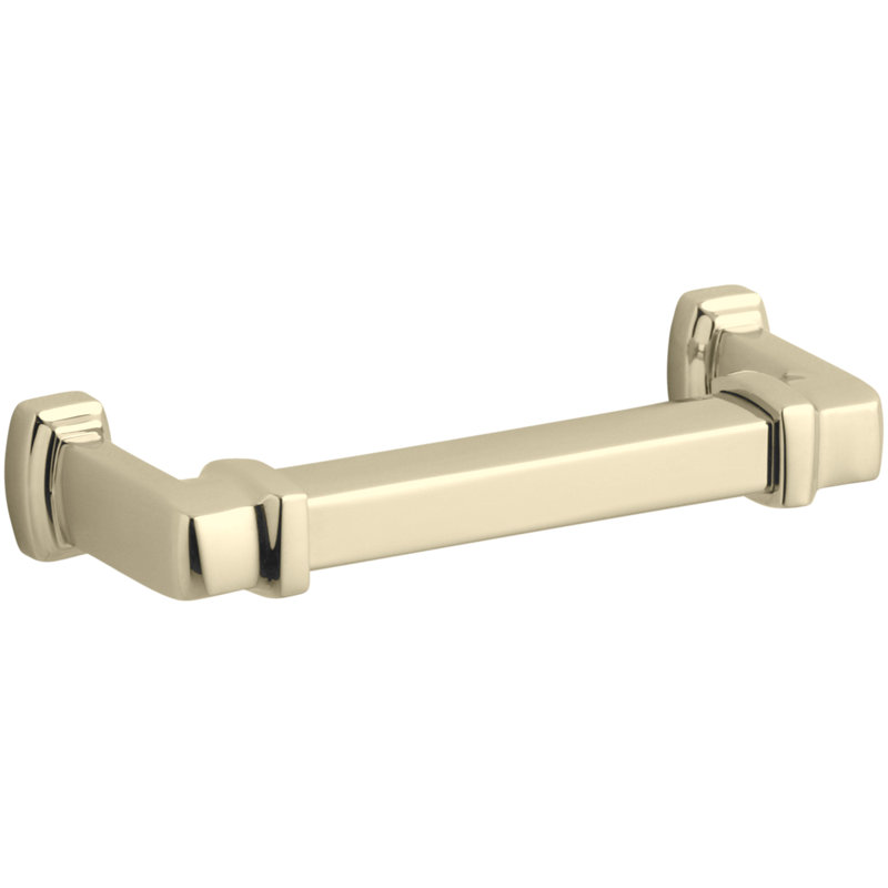 Bancroft 3"" Drawer Pull, Vibrant French Gold