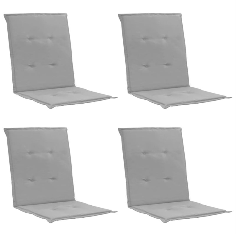 Outdoor Seat / Back Cushion, 19.17" W x 39.40" H, Gray