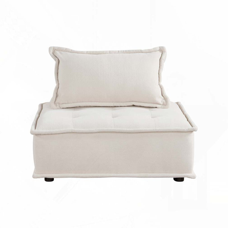 Modern Modular Armless Chair