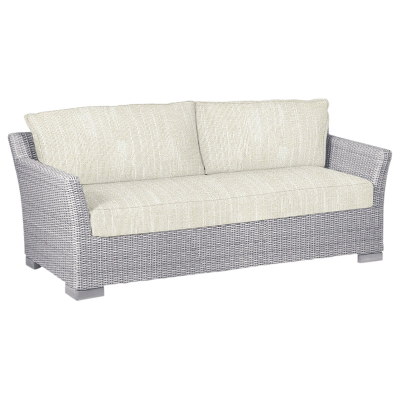 Club Woven Sofa - Oyster, Oyster, No Welt, Linen Chambray