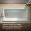 Archer 72" x 36" Drop-in Whirlpool Acrylic Bathtub with Heater-13238813
