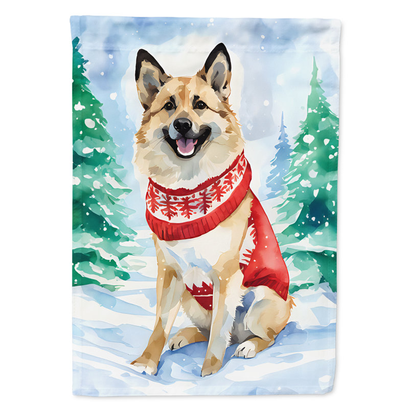 Double Sided Polyester Christmas, 15.5'' H x 11.25'' W