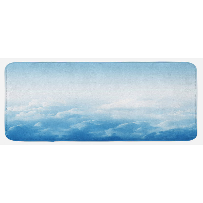 Tapis de cuisine clouds