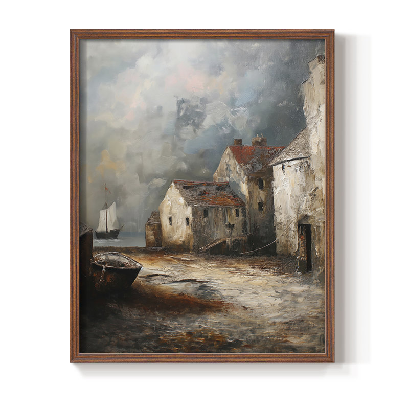 «LANDSCAPES Series CCXCVII», H 15 po x l 12 po, Noyer