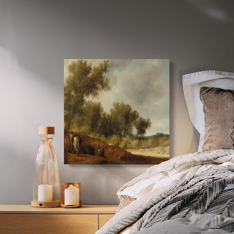 Isbell 1 Piece Wrapped Canvas Wall Art Set, 6x6