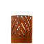 Ensemble de 2 colonnes de lanterne d'extérieur d'extérieur Rust