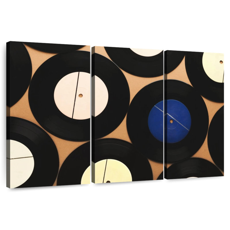 Abarca Vinyl Record Collection, 28" H x 45" W