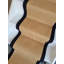 Jute Non-Slip Backing Brown Stair Tread
