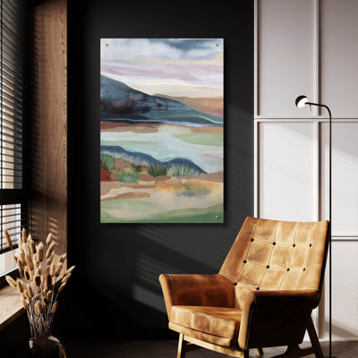  «Mojave» par Farren Lee, art mural en verre acrylique, 24 po x 36 po