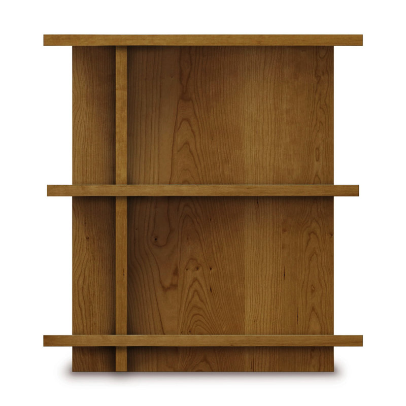 Mansfield Solid Wood Nightstand, Saddle Cherry, Left