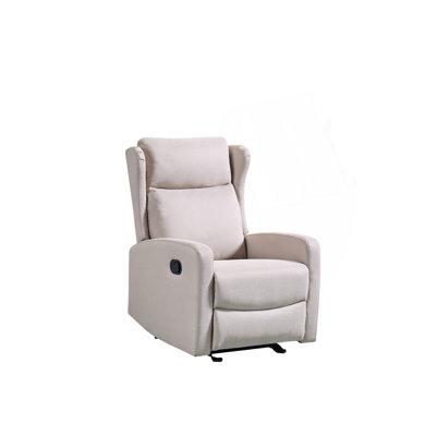 Fauteuil inclinable berçant pour le salon, fauteuil inclinable moderne réglable, canapé inclinable avec support lombaire, fauteuil inclinable classique et traditionnel avec accoudoirs et dossier confortables (gris clair)