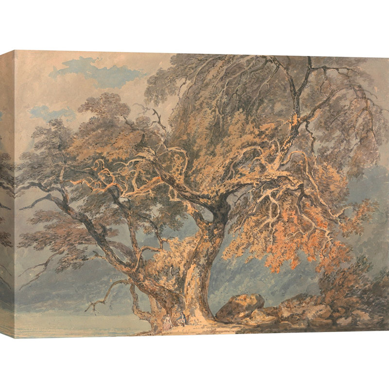 A Great Tree by J.M.W. Turner - Wrapped Canvas Painting, 90cm H x 120cm W x 4cm D