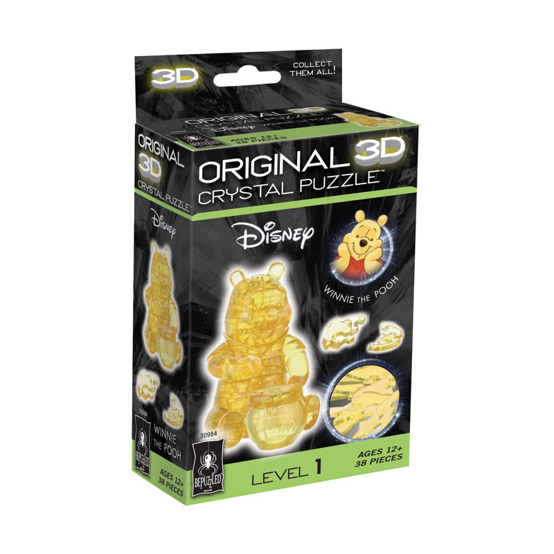 Disney Winnie the Pooh Honey Pot 3D Crystal Puzzle