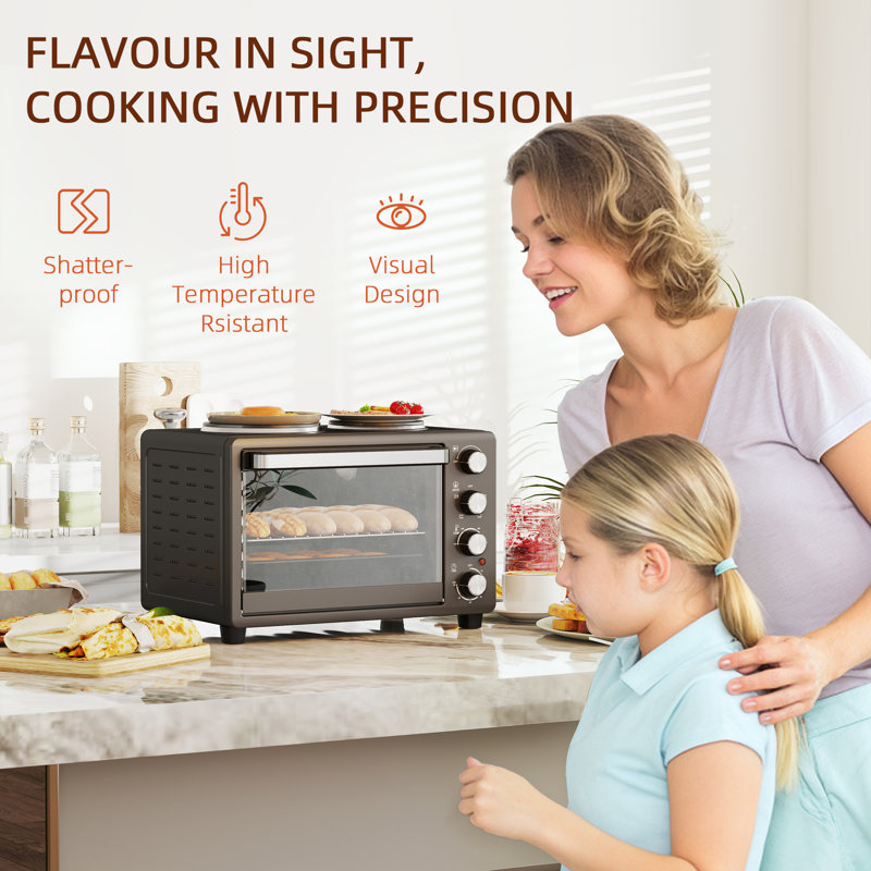 HOMCOM Toaster Oven