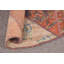 Tapis de cuisine, tapis turcs, tapis oriental rouge, tapis rétro, tapis de luxe, petit tapis 3,4 pi x 3,4 pi
